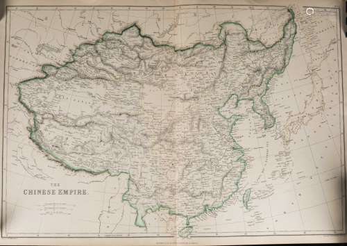 19th Antique Group of Maps of China between 1850 - 1900