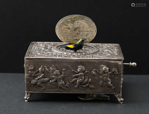 Silver music box 925