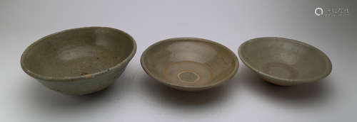 3 Chinese celadon bowl