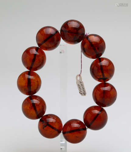 61g Red amber bracelet