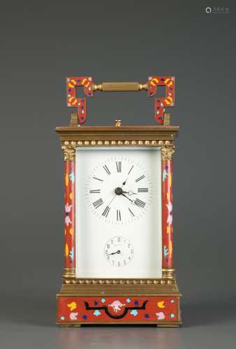 European Enamel Carriage Clock