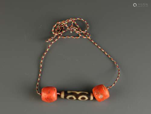 Tibetan Coral Like and Tianzhu Necklace