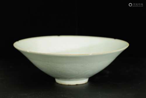 Chinese White Glazed WaWa Bowl