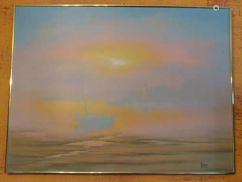 Oil on canvas signed by Kenneth F.Auchman