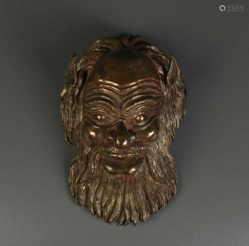 American Bronze Demon's Head by 