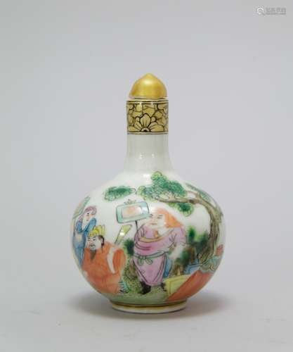 Chinese Porcelain Snuff Bottle