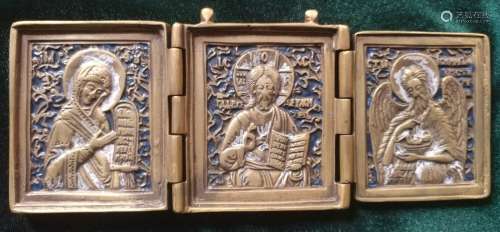 Russian Bronze Tryptic of the Desis