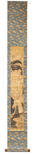 A pillar print (hashirae) by Utagawa Toyohiro (1774-1830)