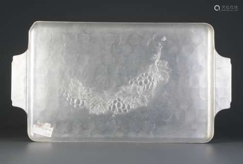 Chinese Pewter Tray