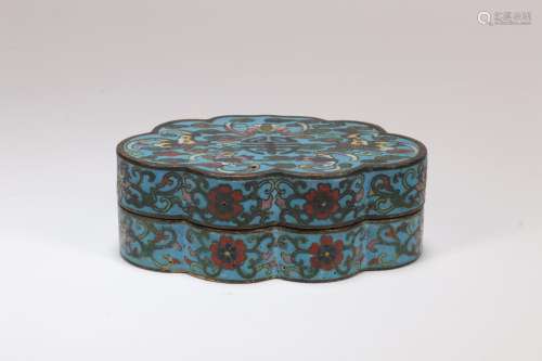 A Chinese Cloisonne Box