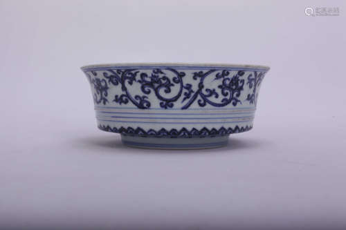 A Chinese Blue and White Porcelain Bowl