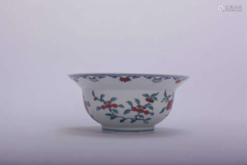 A Chinese Doucai Porcelain Bowl