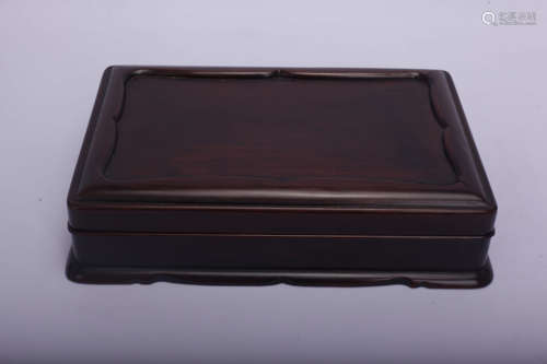 A Chinese Rosewood Box