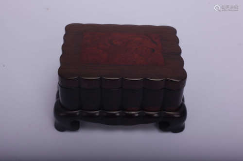 A Chinese Rosewood Box