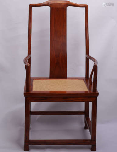 Pair of Chinese Huanghuali Chairs