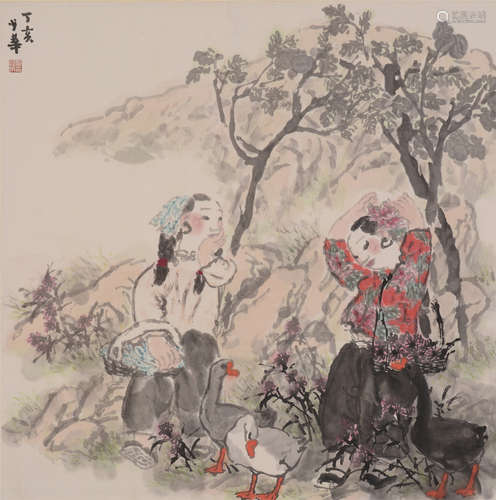 黄少华（b.1956）  梦乡设色纸本  镜片　2007年作