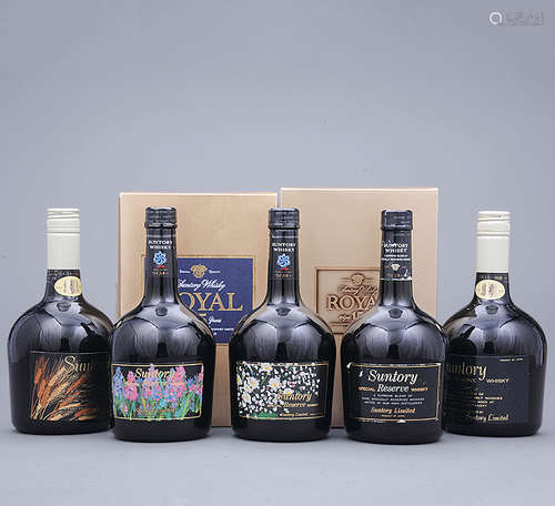 90年代 Suntory 威士忌 一組七件