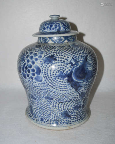 BLUE&WHITE BIG JAR