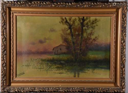 JOSE MARIA TAMBURINI (1856-1932) Landscape II