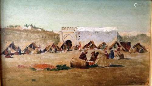 EMILIO SIVILLA TORRES (1845-1894) Arab Market