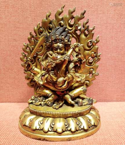 A Gilt Bronze Buddha Sculpture