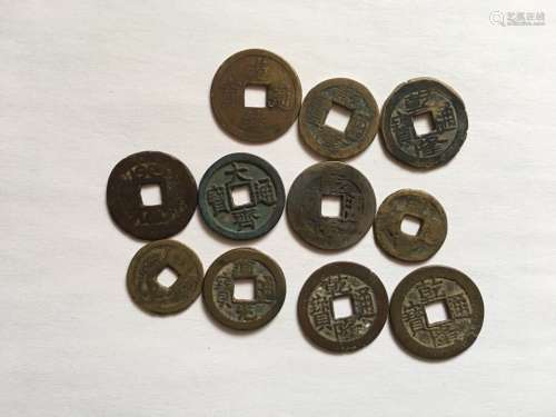 11 Bronze Coins