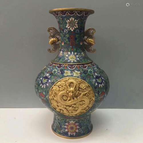 A Bronze Cloisonne Vase