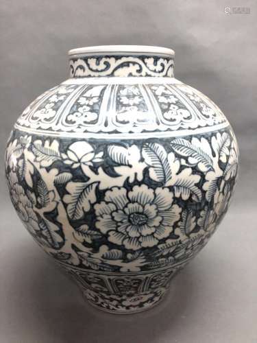 A Chinese Ming Blue and White Jar