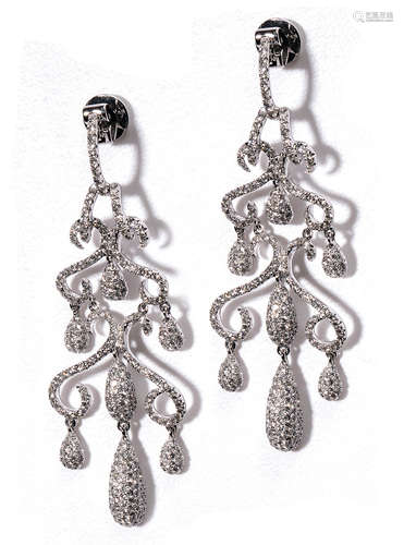 18K Diamond Earrings