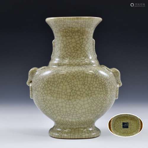 CHINESE QING GE WARE ZUN VASE