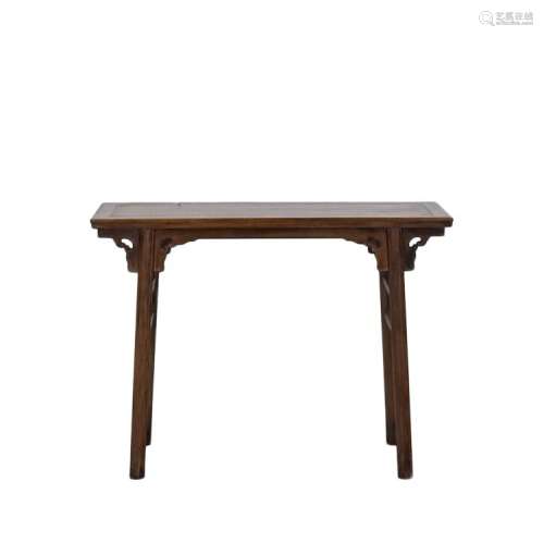 18TH C CHINESE HUANGHUALI ALTAR TABLE