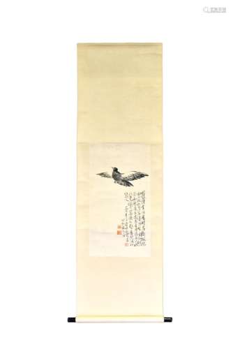CHINESE PAINTING SCROLL OF BIRD