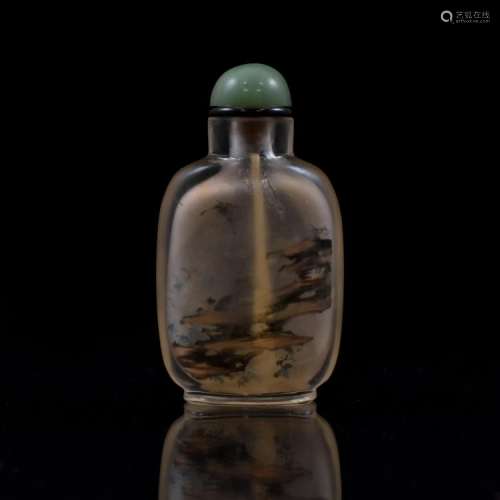 ZHOULEYUAN INNER PAINTING SNUFF BOTTLE