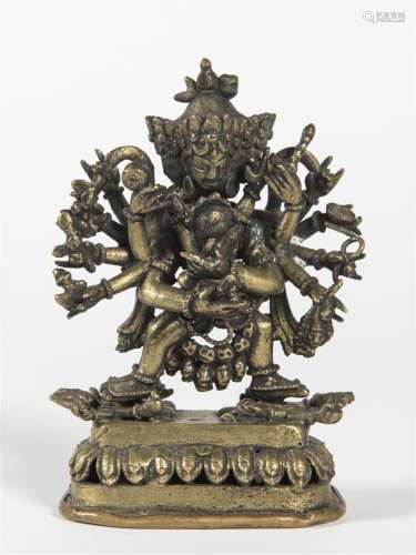 SHIVA en bronze H : 16cm