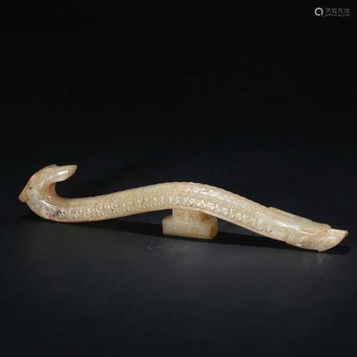 CHINESE ARCHAIC DRAGON BELT HOOK