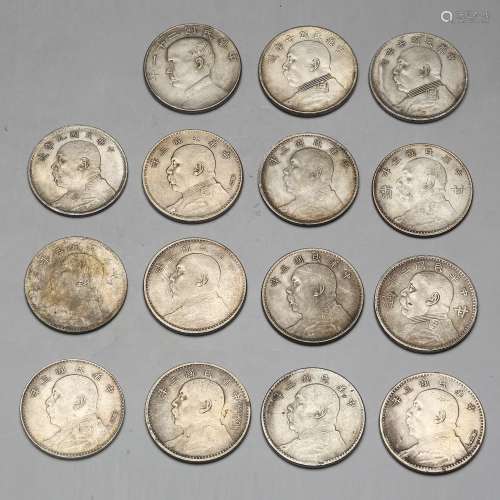 A GROUP OF CHINESE REPUBLIC PERIOD COINS