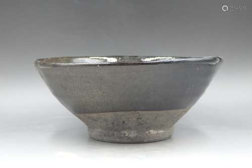 A Chinese Black Glazed Porcelain Bowl