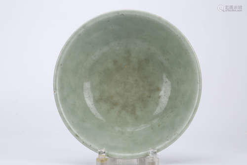 A Chinese Green Glazed Porcelain Bowl