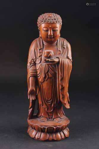 BOX-WOOD BUDDHA