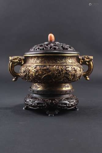 DRAGON GILDING CENSER