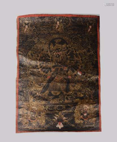 BLACK THANGKA