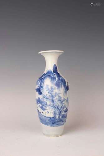 BLUE AND WHITE VASE