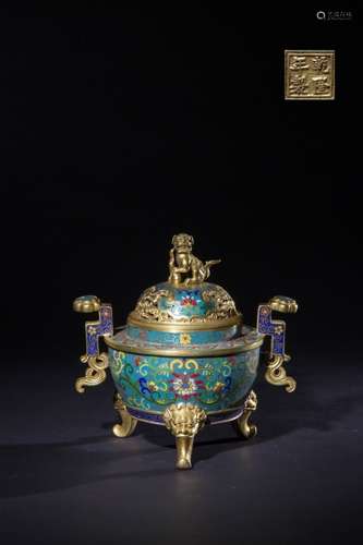 CLOISONNE CENSER