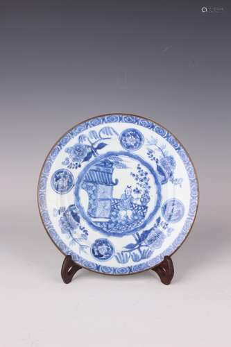 BLUE AND WHITE PLATE