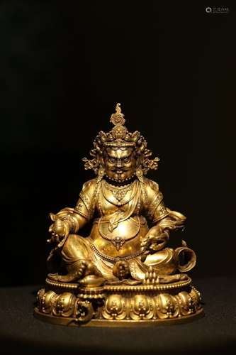 BRONZE GILDING BUDDHA Figure