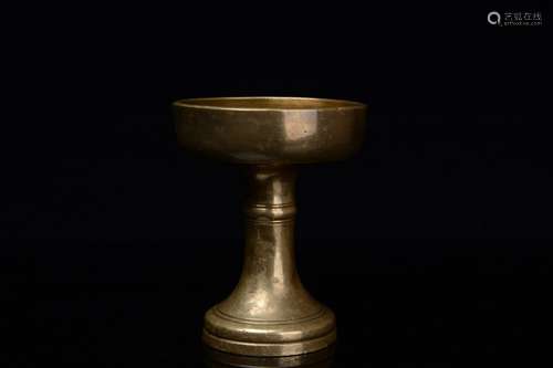 TIBETAN COPPER BUTTER LAMP