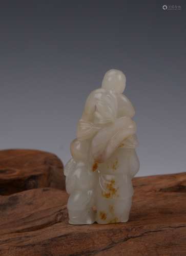 HETIAN JADE CHARACTER ORNAMENT