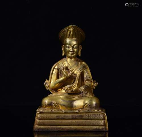 COPPER GILDING MASTER FIGURE