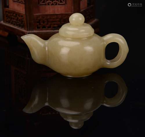 HETIAN JADE TEA POT