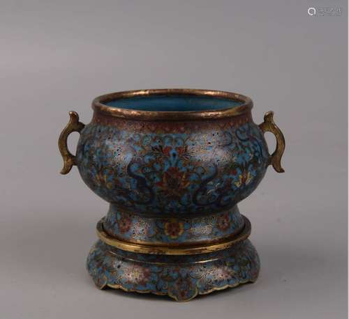 CLOISONNE CENSER